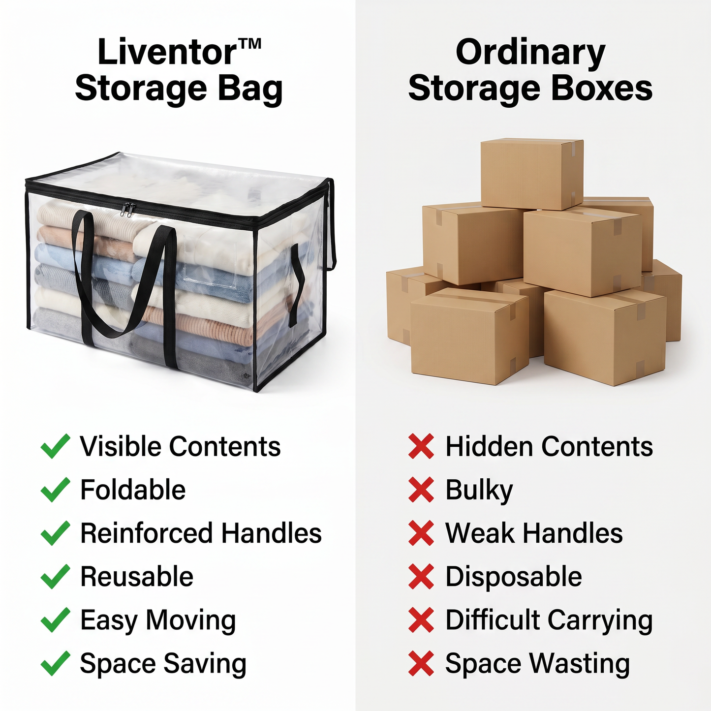 Liventor™ ClearVault Storage Bag