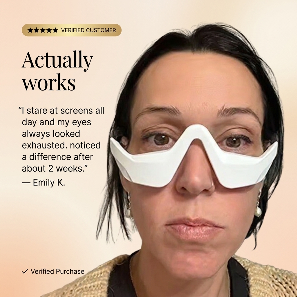Liventor™ Eye Therapy Glasses | Red Light & Microcurrent Rejuvenation
