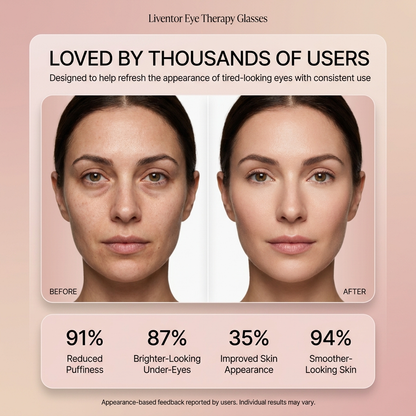 Liventor™ Eye Therapy Glasses | Red Light & Microcurrent Rejuvenation