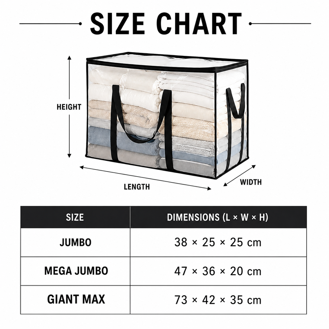 Liventor™ ClearVault Storage Bag